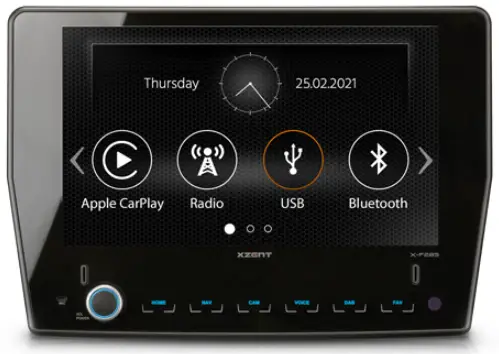 X-F285 Infotainer Naviceiver for Ford Transit
