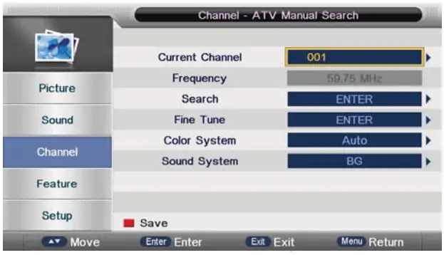 AiM ALED 32HDA 32 Inch Digital HD Ready LED TV - Figure 30
