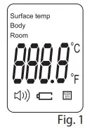 VERIDIAN JXB 183 Non Contact Infrared Thermometer - fig 1