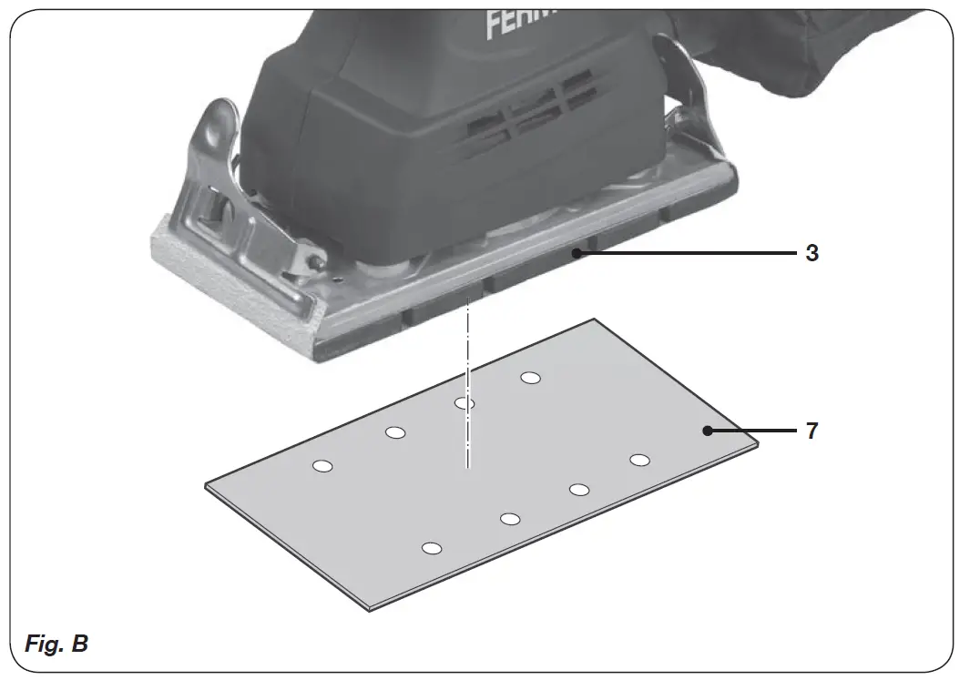 FERM PSM1029P Random Orbit Sander 2