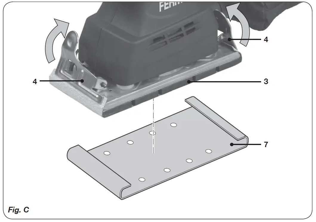 FERM PSM1029P Random Orbit Sander 3