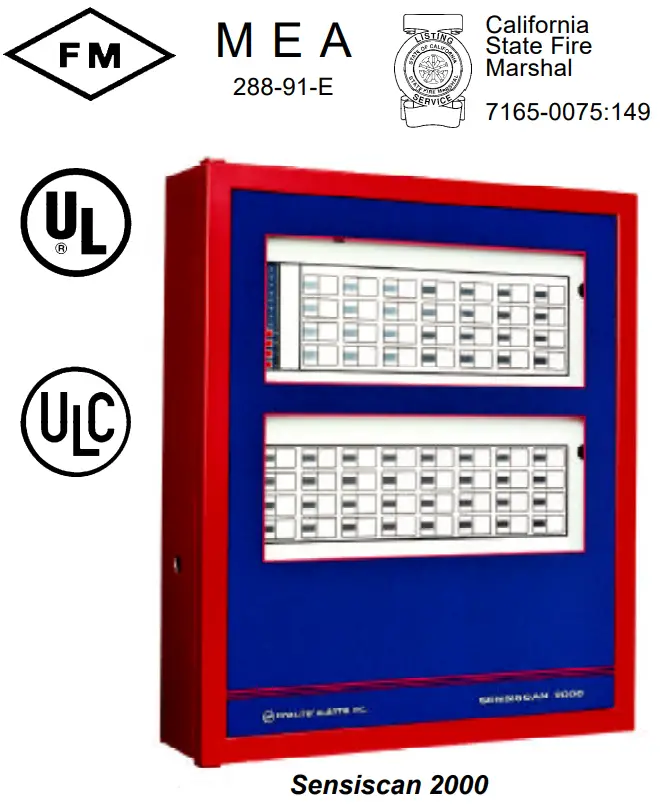 FIre LITe Sensiscan 2000 Fire Alarm Control Panel - Zone module2