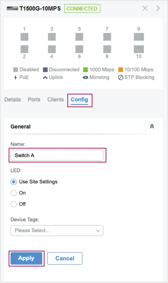 Changing Device Name