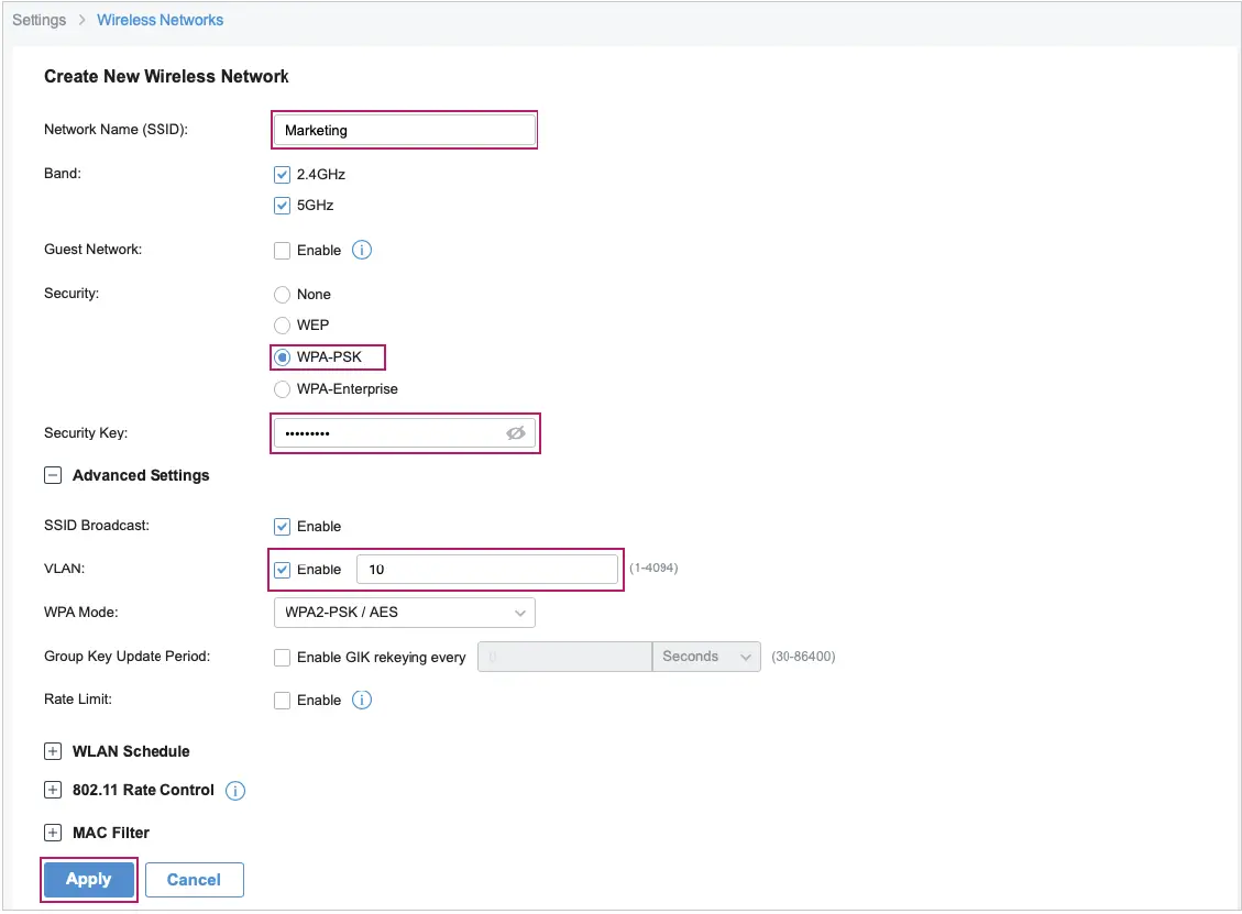 Creating Wireless Network Marketing Department