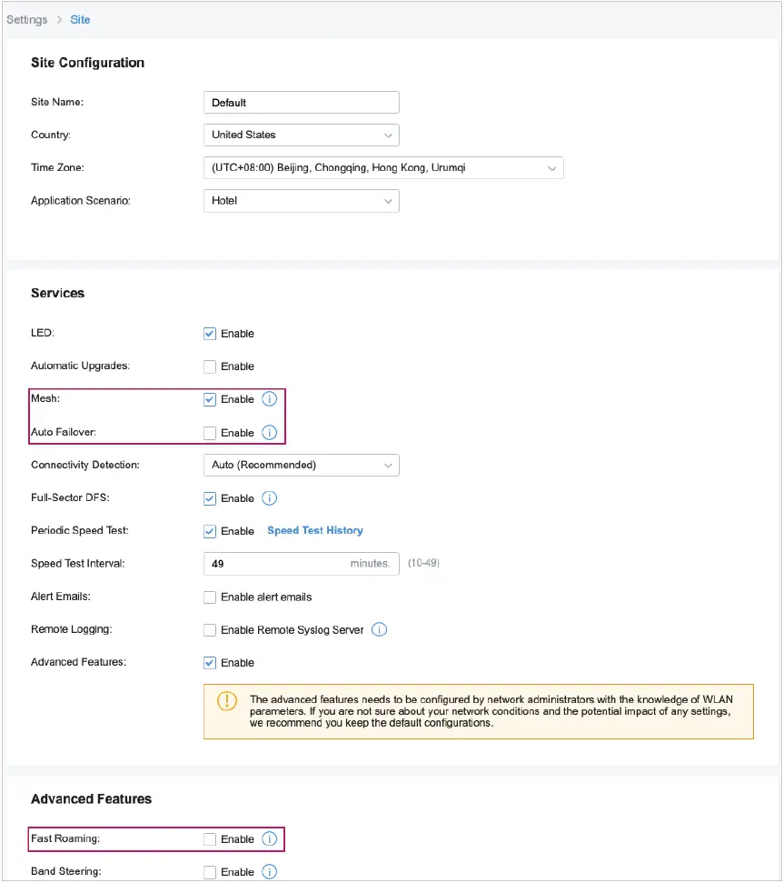 Enabling Mesh Fast Roaming