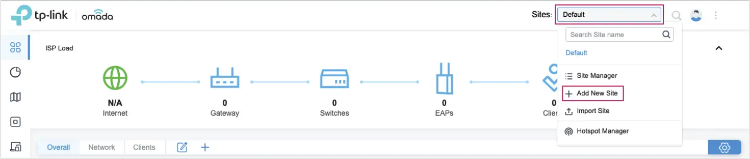 Site Management Panel