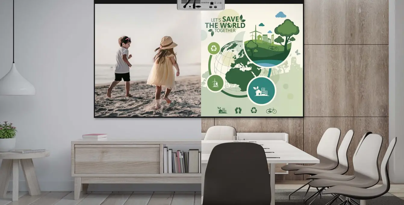 Optoma ZH450 Eco Friendly Ultra Compact High Brightness Full HD 1080p Laser Projector-