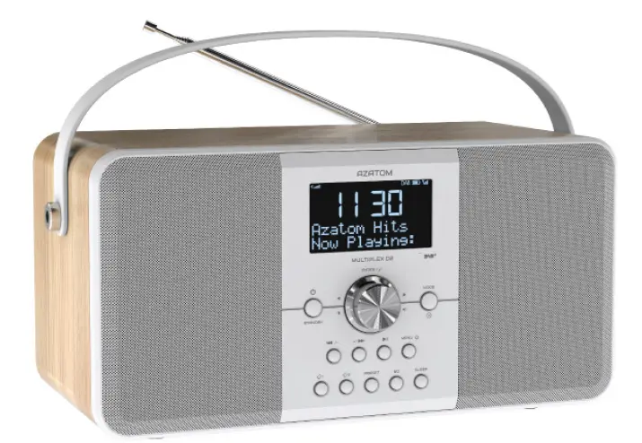 AZATOM Multiplex D2 DAB DAB+ FM Retro Radio with BT Wireless Audio product