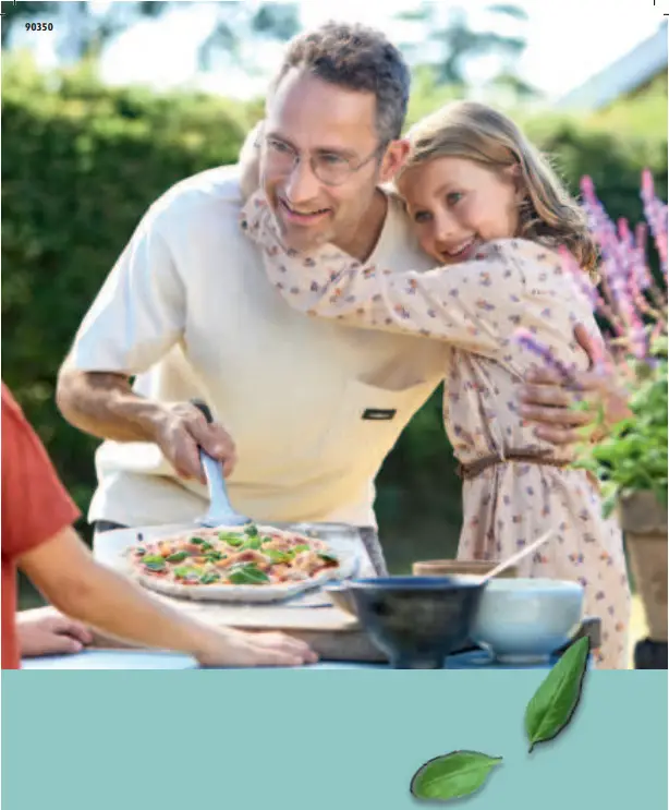 COZZE 90350 13 Inch Gas Pizza Oven with Thermometer - figure 0