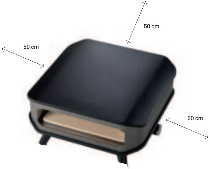 COZZE 90350 13 Inch Gas Pizza Oven with Thermometer - future Reference