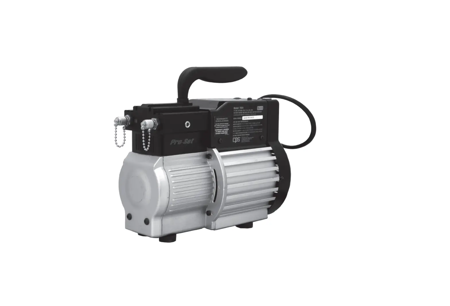 Cps Trs21 Ignition Proof Recovery Machines Owner's Manual