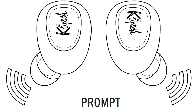 Klipsch T2 True Wireless Earphone pairing 1