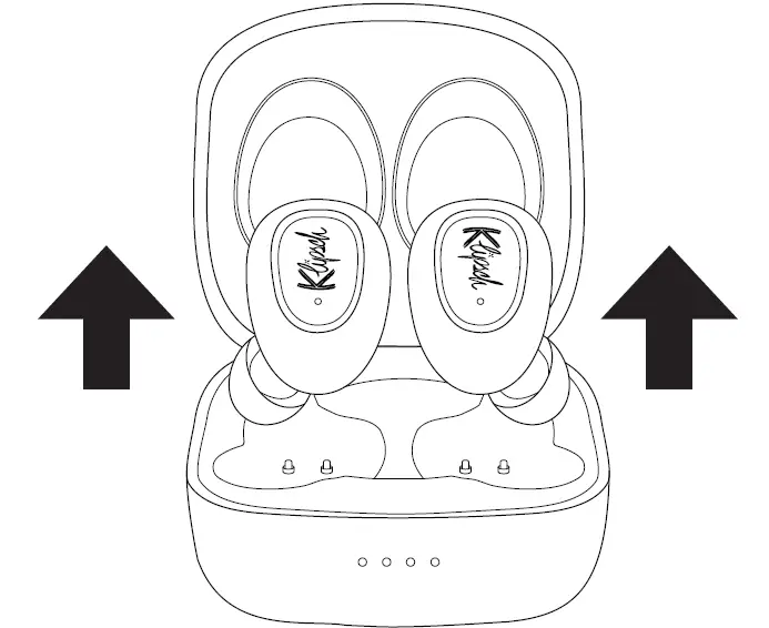 Klipsch T2 True Wireless Earphone pairing