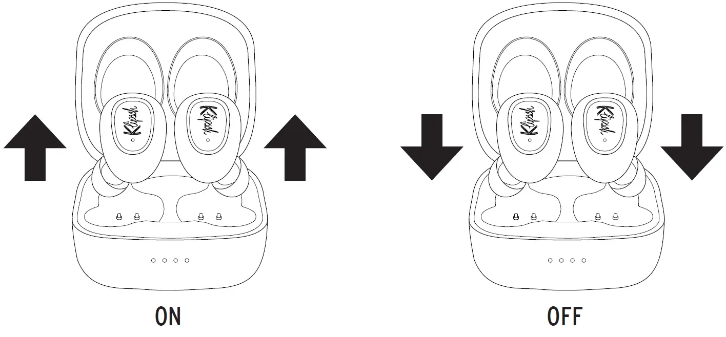 Klipsch T2 True Wireless Earphone power 1