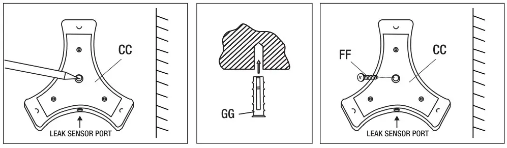 FEIT Electric H2O Smart Water Sensor - screw 1