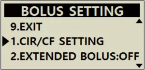 Dana Diabecare RS Insuline Pump - Setting 12