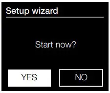 PURE 1492703 Evoke F3 with Bluetooth User Guide - The first time you switch on Evoke you will be asked if you would like to run the setup wizard