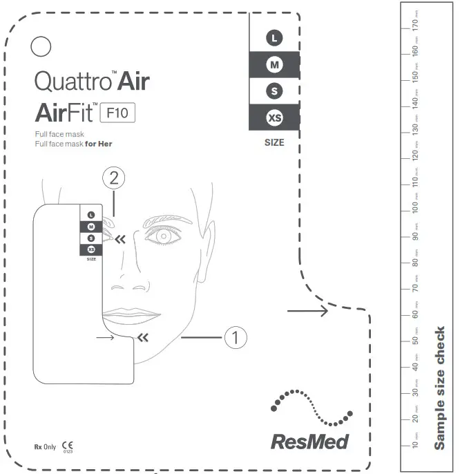 ResMed 62738 Airfit F10 Medium Air Cushion