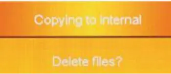 hama 00095291 Digital Photo Frame Instruction Manual - Copying to internal