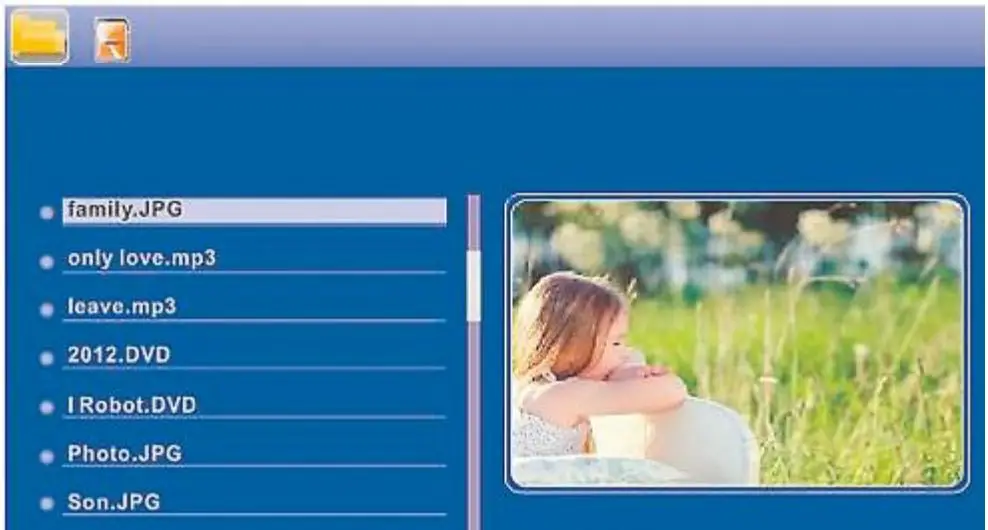 hama 00095291 Digital Photo Frame Instruction Manual - Folder