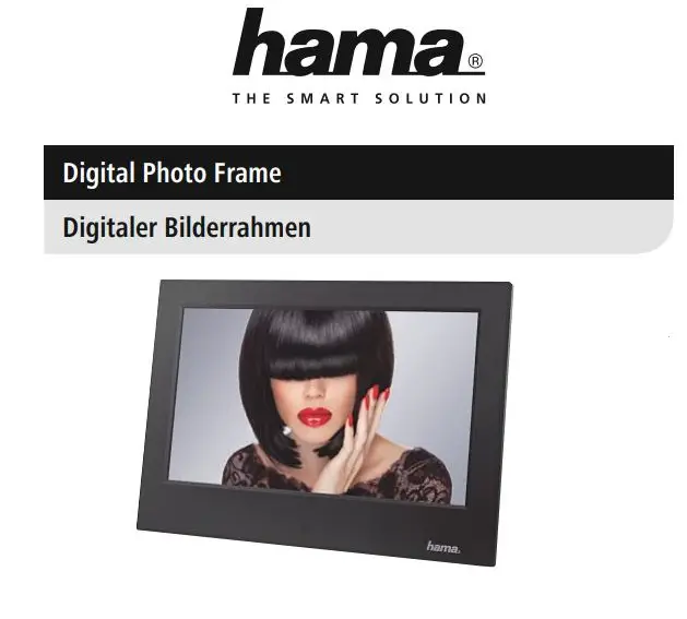 hama 00095291 Digital Photo Frame Instruction Manual