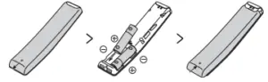 Samsung Smart Remote Installing batteries
