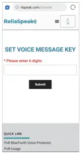 ReliaSpeak PVR2 PvR Privacy Voice Protector - app