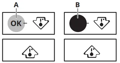 IKEA 504.964.56 SVALKAS Fridge with Freezer Compartment- Temperature indicator