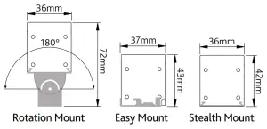 LUMINO V36S Optic IP64 Optical Light Display - Stealth