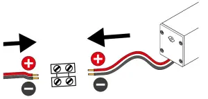 LUMINO V36S Optic IP64 Optical Light Display - connections