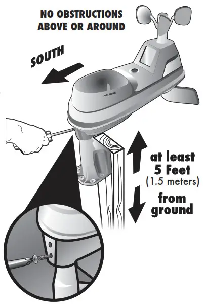 ACURITE Professional Weather Center - 5-in-1 Sensor Installation