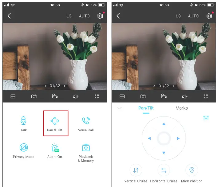 tp link Tapo C200 PanTilt Home Security Wi Fi Camera - Control