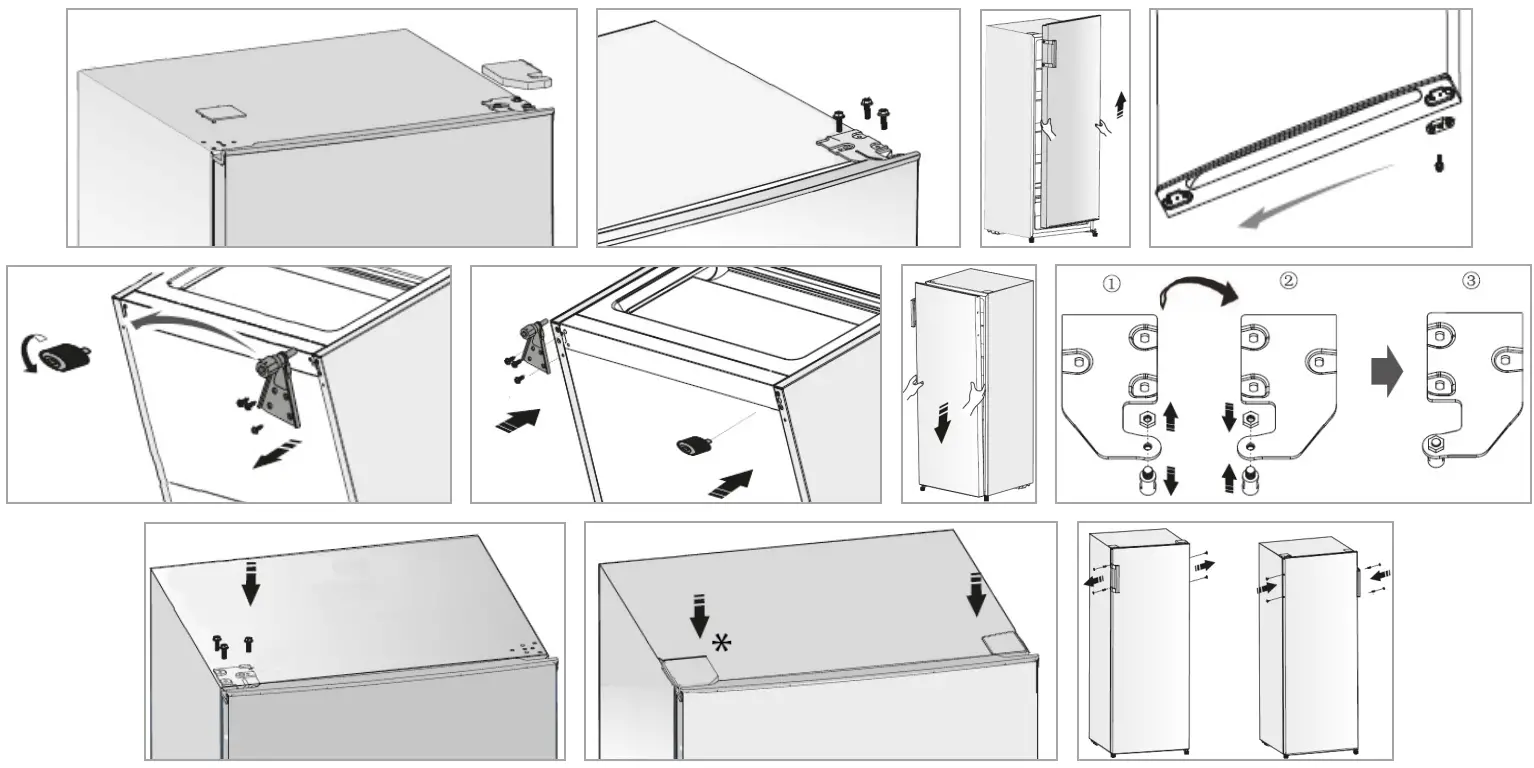 BOMANN VS 7316 1 Household Larder Fridge - door opening