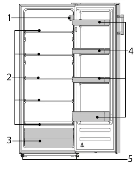 BOMANN VS 7316 1 Household Larder Fridge - overview