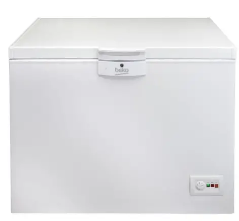 beko HSA32530N Static Chest Freezer Instructions Product
