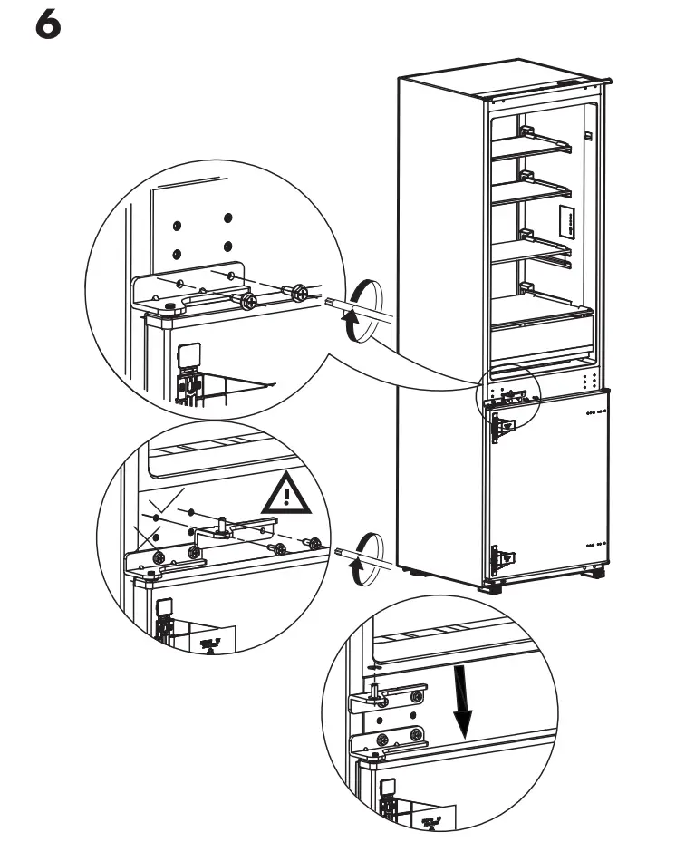 IKEA 104.621.56 SUPERKALL SEKTION Built-In Refrigerator fig11