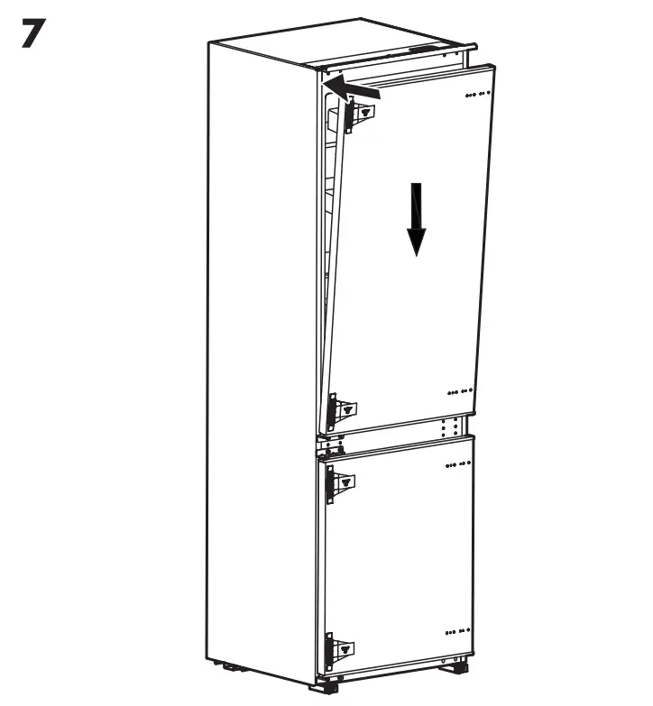 IKEA 104.621.56 SUPERKALL SEKTION Built-In Refrigerator fig12