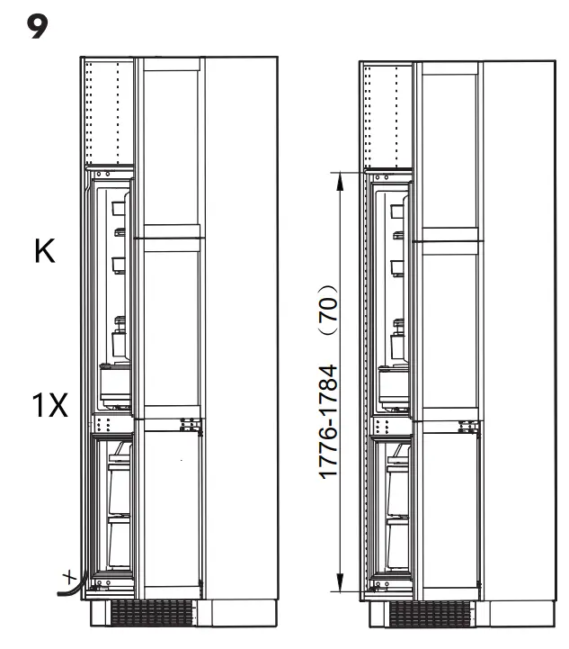 IKEA 104.621.56 SUPERKALL SEKTION Built-In Refrigerator fig25