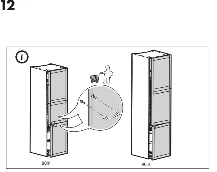 IKEA 104.621.56 SUPERKALL SEKTION Built-In Refrigerator fig28