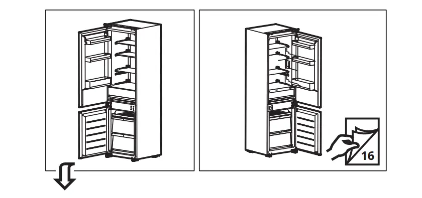 IKEA 104.621.56 SUPERKALL SEKTION Built-In Refrigerator fig5
