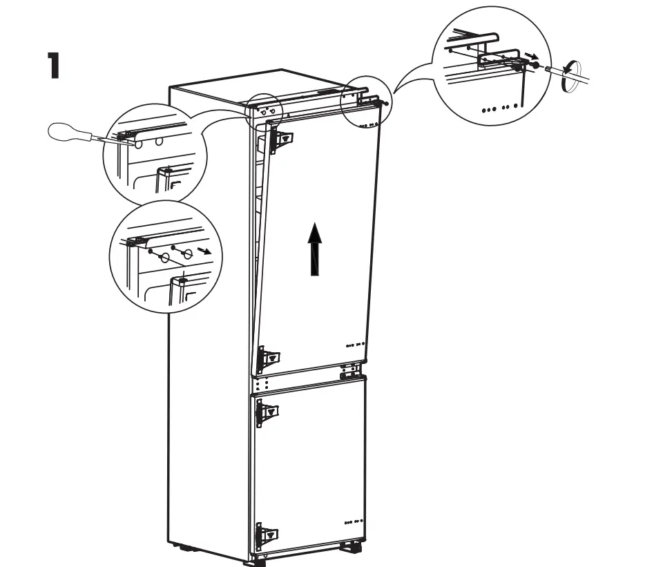 IKEA 104.621.56 SUPERKALL SEKTION Built-In Refrigerator fig6