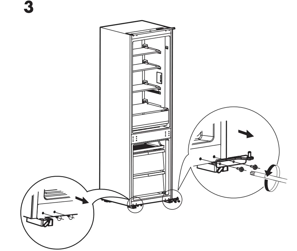 IKEA 104.621.56 SUPERKALL SEKTION Built-In Refrigerator fig8