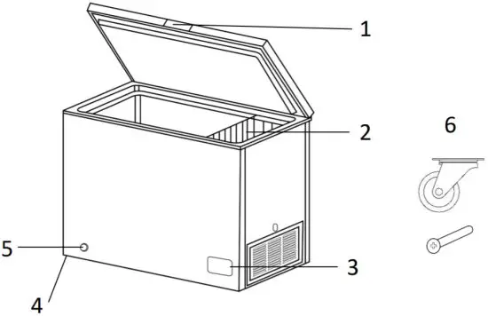 Russell Hobbs RHCF418 Chest Freezer - Product Overview