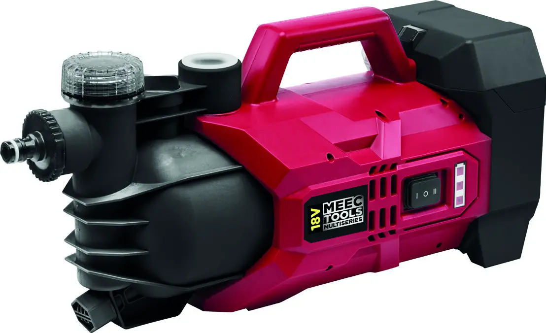MEEC TOOLS 015254 Battery-Powered Garden Pump