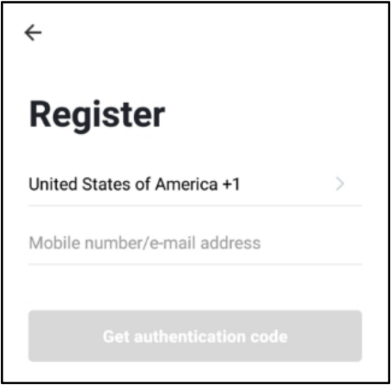 Register Apps Interface