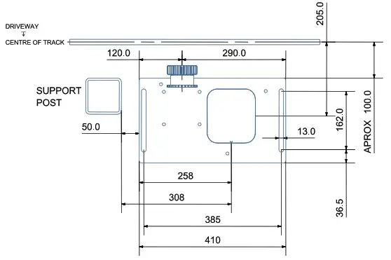 ELSEMA iS1200LV High Spedd Sliding Gate Opener - INSTALLATION DETAILS 1
