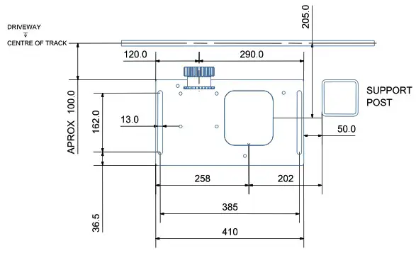 ELSEMA iS1200LV High Spedd Sliding Gate Opener - INSTALLATION DETAILS 2