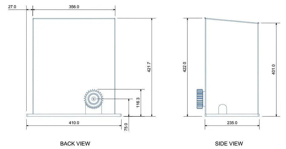 ELSEMA iS1200LV High Spedd Sliding Gate Opener - INSTALLATION DETAILS 3