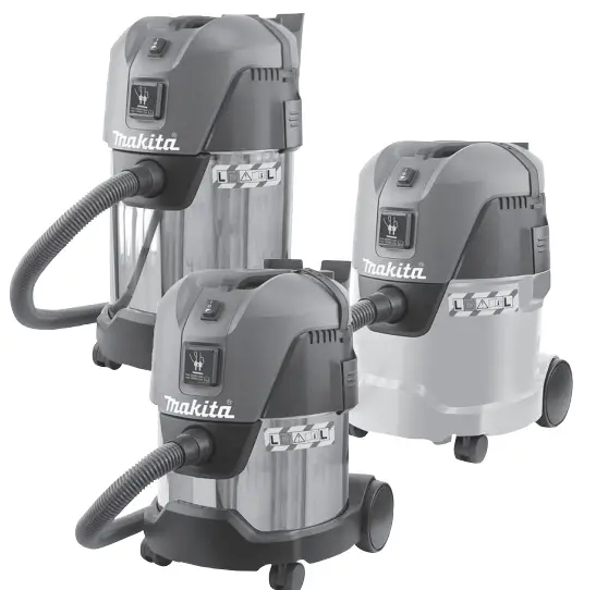 makita VC2012L Vacuum Cleaner for Dry and Wet Cleaning