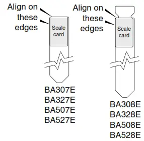 BEKA BA307E E Indicator Scale Card Kit - fig1